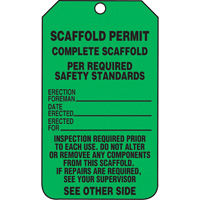 &eacute;tiquettes de s&eacute;curit&eacute; d'inspection et de contr&ocirc;le de l'&eacute;tat de l'&eacute;quipement, Papier cartonn&eacute;, 3-1/8" la x 5-7/8" h, Anglais Moffatt Supply & Specialties