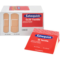 Salvequick&reg; Bandage Dispensing Systems Refills, Rectangular/Square, Fabric, Sterile Moffatt Supply & Specialties