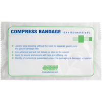 Compress Bandages, Crepe Tails, Cut to Size L x 4-1/2" W Moffatt Supply & Specialties