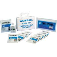Trousses d'urgence pour brûlures Water Jel, Boîte en plastique de 36 unit&eacute;s, Classe 2 Moffatt Supply & Specialties