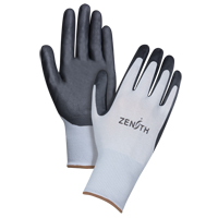 Gants l&eacute;gers enduits et respirants, 9/Grand, R&ecirc;vetement Mousse de nitrile, Calibre 13, Enveloppe en Polyester Moffatt Supply & Specialties