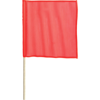 Traffic Safety Flags, Mesh, With Handle Moffatt Supply & Specialties