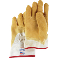 Gants enduits Nitty Gritty, 10/Grand, R&ecirc;vetement Latex de caoutchouc, Enveloppe en Coton Moffatt Supply & Specialties