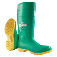 Hazmax&reg; 16" Kneeboot, PVC, Steel Toe, Size 14, Puncture Resistant Sole Moffatt Supply & Specialties