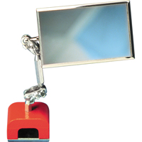 Inspection Mirror, Rectangular, 3-1/2" L x 2" W, Telescopic Moffatt Supply & Specialties