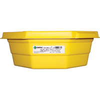 Plateaux Drums-Up Jr, 22,75" lo x 22,75" la x 7,5" h, Cap. de d&eacute;versement 7,5 gal. US Moffatt Supply & Specialties