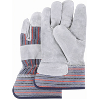 Premium Quality Fitters Gloves, Large, Split Cowhide Palm, Cotton Inner Lining Moffatt Supply & Specialties