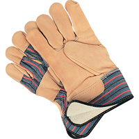 Abrasion-Resistant Winter-Lined Fitters Gloves, Large, Grain Cowhide Palm, Cotton Fleece Inner Lining Moffatt Supply & Specialties