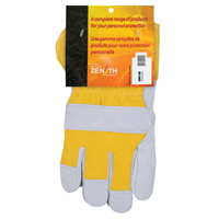 Winter-Lined Fitters Gloves, Large, Split Cowhide Palm, Boa Inner Lining Moffatt Supply & Specialties