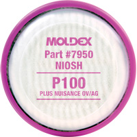 Disque filtre contre les particules, Filtre contre les particules/Filtre contre les particules avec suppresion de vapeurs nuisibles, Filtre N95/Vapeurs organiques/Gaz acides/P100/Filtre P100/Filtre R95 Moffatt Supply & Specialties