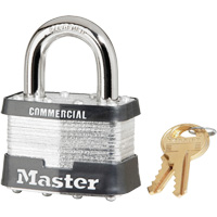 Cadenas lamin&eacute;, Argent, Cl&eacute;s identiques, Acier lamin&eacute;, Largeur de 2" Moffatt Supply & Specialties