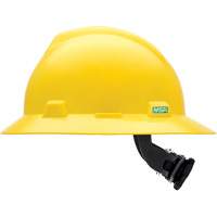 Casques de s&eacute;curit&eacute; &agrave; bordure compl&egrave;te V-Gard, R&eacute;pond aux normes CSA type 1, Suspension Rochet, Non ventil&eacute; Moffatt Supply & Specialties