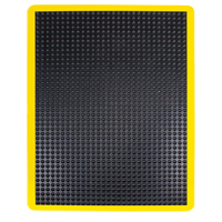 Anti-Fatigue Dome Matting, Bubbled, 2' x 3' x 1/2", Black, Rubber Moffatt Supply & Specialties