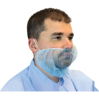 Disposable Beard Covers, Polypropylene, Blue Moffatt Supply & Specialties