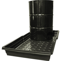 Planchers pour barils, 30,5" lo x 57" la x 6" h, Cap. de d&eacute;versement 33 gal. US Moffatt Supply & Specialties