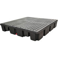 Nestable Spill Pallet Without Drain, 66 US gal. Spill Capacity, 49" x 49" x 10.5" Moffatt Supply & Specialties