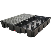 Nestable Spill Pallet Without Drain, 66 US gal. Spill Capacity, 49" x 49" x 10.5" Moffatt Supply & Specialties