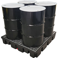 Nestable Spill Pallet Without Drain, 66 US gal. Spill Capacity, 49" x 49" x 10.5" Moffatt Supply & Specialties