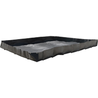 Economy Berms, 119 gal. Capacity, 4' W x 4' L x 12" H, L-Bracket Moffatt Supply & Specialties