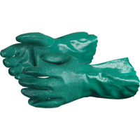 Gants Chemstop avec prise en poudre de c&eacute;ramique, Taille Moyen/8, 12" lo, Nitrile, Doublure en Jersey de coton, 40-mil Moffatt Supply & Specialties