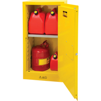 Armoire pour produits inflammables, 16 gal., 1 Porte(s), 23" La x 44" h x 18" p Moffatt Supply & Specialties