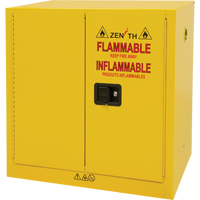 Flammable Storage Cabinet, 22 gal., 2 Door, 35" W x 35" H x 22" D Moffatt Supply & Specialties