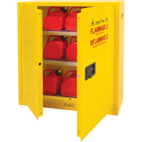 Armoire pour produits inflammables, 24 gal., 2 Porte(s), 43" La x 44" h x 12" p Moffatt Supply & Specialties