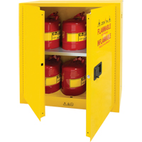 Armoire pour produits inflammables, 30 gal., 2 Porte(s), 43" La x 44" h x 18" p Moffatt Supply & Specialties