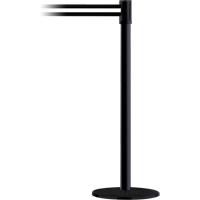 Poteau receveur robuste &agrave; ligne double, Hauteur de 38", Jaune Moffatt Supply & Specialties