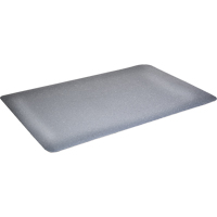 Tapis antimicrobiens WD Foodmaster, Lisse, 3' x 4' x 9/16", Gris, Mousse de vinyle Moffatt Supply & Specialties
