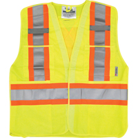 Veste de s&eacute;curit&eacute; pour la circulation, Jaune lime haute visibilit&eacute;, Moyen/Petit, Polyester Moffatt Supply & Specialties