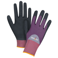 ZX-2 Premium Coated Gloves, 7/Small, Nitrile/Foam Nitrile Coating, 18 Gauge, Nylon Shell Moffatt Supply & Specialties