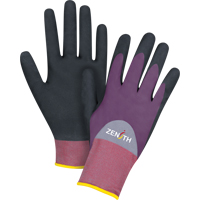 Gants enduits de premi&egrave;re qualit&eacute; ZX-2, 9/Grand, R&ecirc;vetement Nitrile/Mousse de nitrile, Calibre 18, Enveloppe en Nylon Moffatt Supply & Specialties