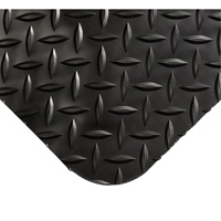 Tapis Smart No 497, Losange, 4' x 10' x 1", Noir, PVC/Ur&eacute;thane Moffatt Supply & Specialties