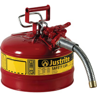 Bidons s&eacute;curitaires AccuFlow, Type II, Acier, 2,5 gal. US, Rouge, Homologu&eacute; FM/List&eacute; UL/ULC Moffatt Supply & Specialties