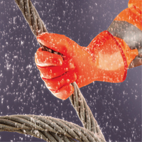 Gants Polar Grip 23-700, 9/Grand, R&ecirc;vetement PVC, Enveloppe en Nylon Moffatt Supply & Specialties