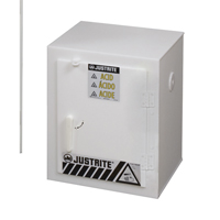 Armoires solides en poly&eacute;thyl&egrave;ne pour acides, 6 x 0,66043 gal., 17" x 22" x 17" Moffatt Supply & Specialties