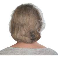Bonnets bouffants non tiss&eacute;s, Polypropyl&egrave;ne, 21"/Grand, Blanc Moffatt Supply & Specialties