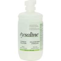 Saline Eyewash Bottles, Full Bottle, 16 oz. Moffatt Supply & Specialties