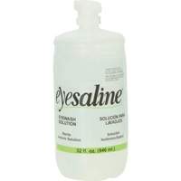 Saline Eyewash Bottles, Full Bottle, 32 oz. Moffatt Supply & Specialties