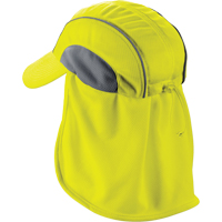 Chill-Its&reg; 6650 Cooling Hats with Neck Shades, Hi-Vis Lime Moffatt Supply & Specialties