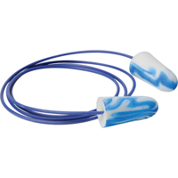 Bouchons d'oreilles en mousse muticolores SparkPlugs, Vrac - Boîte, Avec cordon Moffatt Supply & Specialties