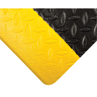 Tuf Sponge Mats No. 452, Diamond, 3' x 60' x 1/2", Black/Yellow, PVC Sponge Moffatt Supply & Specialties