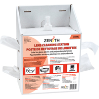 Disposable Lens Cleaning Station, Cardboard, 8" L x 5" D x 12-1/2" H Moffatt Supply & Specialties