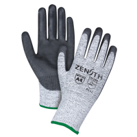 Gants &eacute;lastiques sans coutures r&eacute;sistants &agrave; la coupe, Taille Moyen/8, Calibre 13, Rev&ecirc;tement Polyur&eacute;thane, Enveloppe en PEHP, ANSI/ISEA 105 niveau 4/EN 388 niveau 5 Moffatt Supply & Specialties