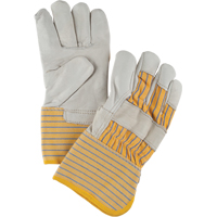Abrasion-Resistant Winter-Lined Fitters Gloves, Large, Grain Cowhide Palm, Cotton Fleece Inner Lining Moffatt Supply & Specialties