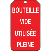 &eacute;tiquettes de s&eacute;curit&eacute; d'inspection et de contr&ocirc;le de l'&eacute;tat de l'&eacute;quipement, Papier cartonn&eacute;, 3-3/8" la x 5-7/8" h, Français Moffatt Supply & Specialties