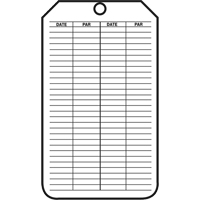 &eacute;tiquettes de s&eacute;curit&eacute; d'inspection et de contr&ocirc;le de l'&eacute;tat de l'&eacute;quipement, Papier cartonn&eacute;, 3-1/8" la x 5-7/8" h, Français Moffatt Supply & Specialties
