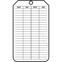 &eacute;tiquettes de s&eacute;curit&eacute; d'inspection et de contr&ocirc;le de l'&eacute;tat de l'&eacute;quipement, Papier cartonn&eacute;, 3-1/8" la x 5-7/8" h, Français Moffatt Supply & Specialties