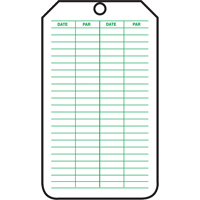 &eacute;tiquettes de s&eacute;curit&eacute; d'inspection et de contr&ocirc;le de l'&eacute;tat de l'&eacute;quipement, Papier cartonn&eacute;, 3-1/8" la x 5-7/8" h, Français Moffatt Supply & Specialties